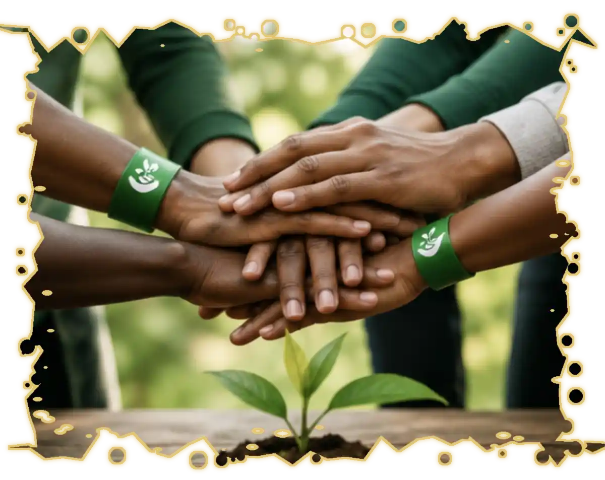 GiveCause community hands working together